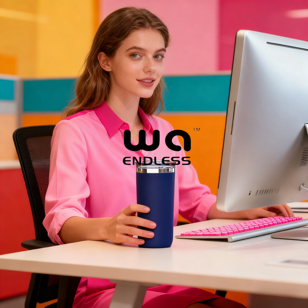 WAENDLESS insulated stainless steel water bottle 16OZ