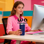 WAENDLESS insulated stainless steel water bottle 16OZ