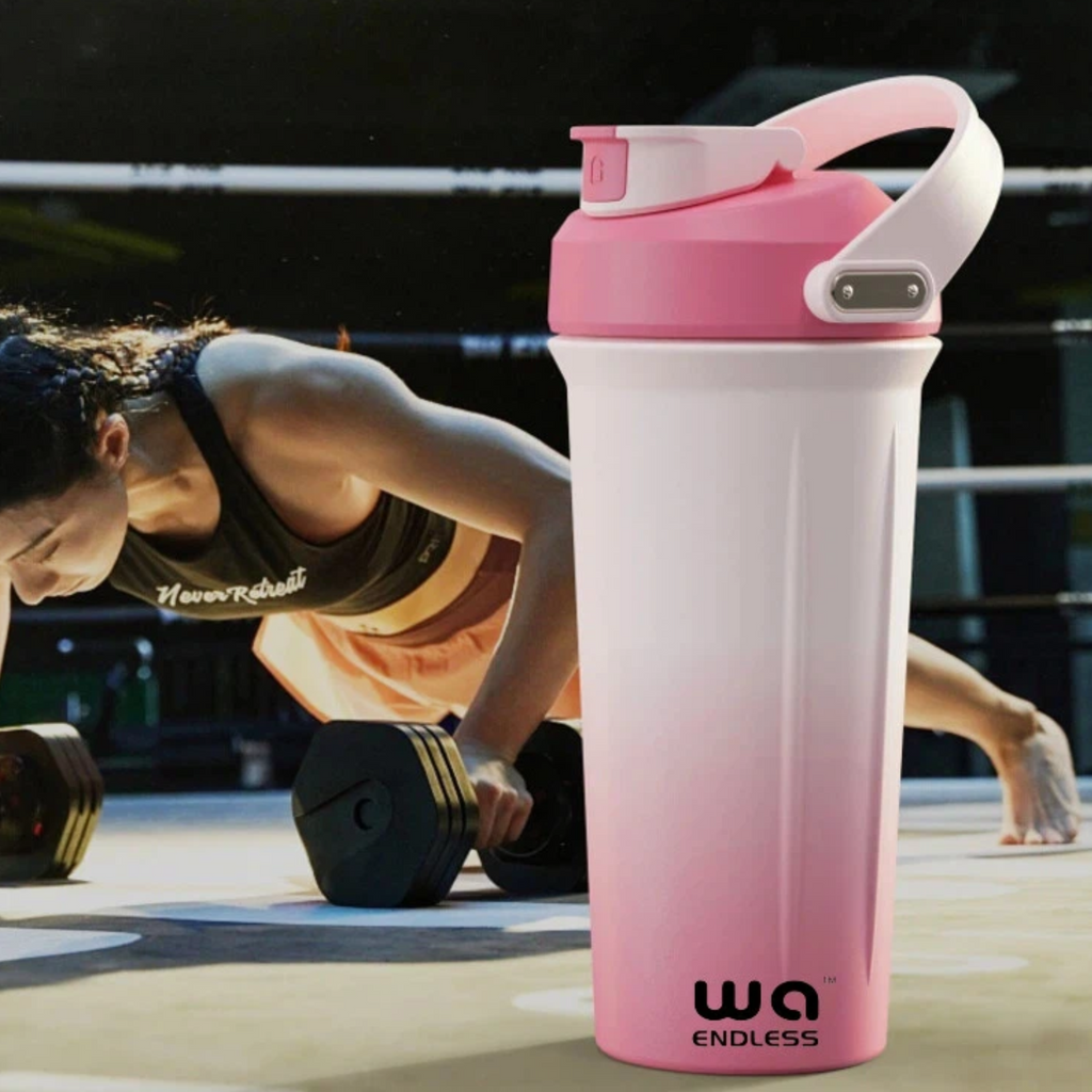 WAENDLESS Stainless Steel Shake bottle